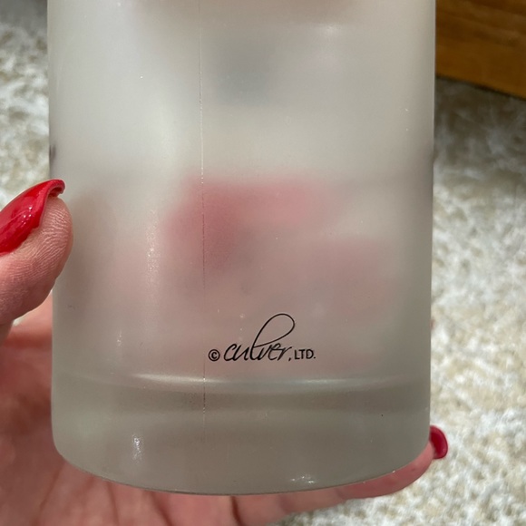 ALBERTO CULVER “CHRISTMAS TOP HAT SNOWMAN” OLD FASHION BAR GLASSES - Picture 7 of 7